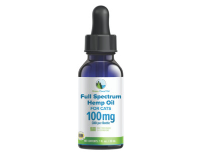 100 mg Full-Spectrum Hemp Oil Dropper for Cats