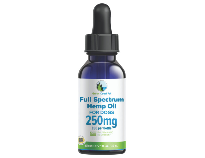 250 mg Full-Spectrum Hemp Oil Dropper for Dogs