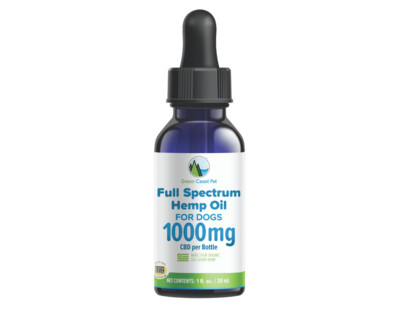 1000 mg Full-Spectrum Hemp Oil Dropper for Dogs