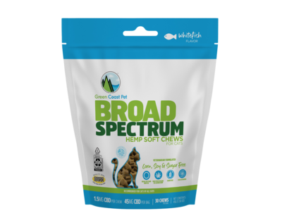 Broad-Spectrum Soft Chews for Cats- Whitefish Flavor