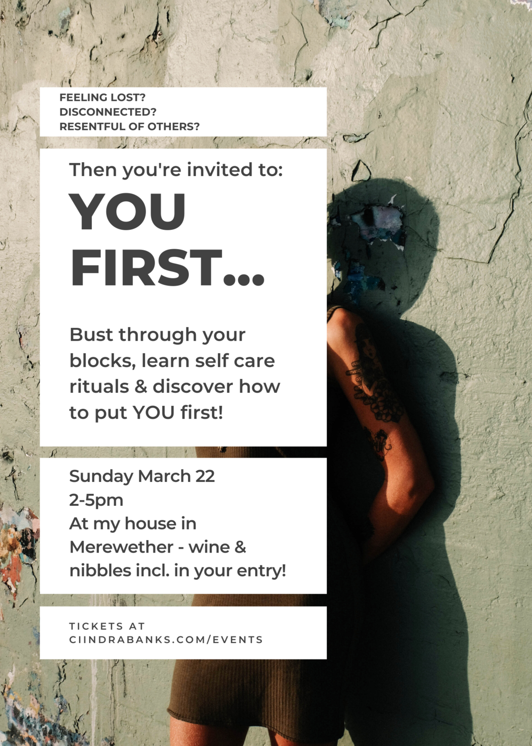 YOU FIRST - Practical Self Care Workshop