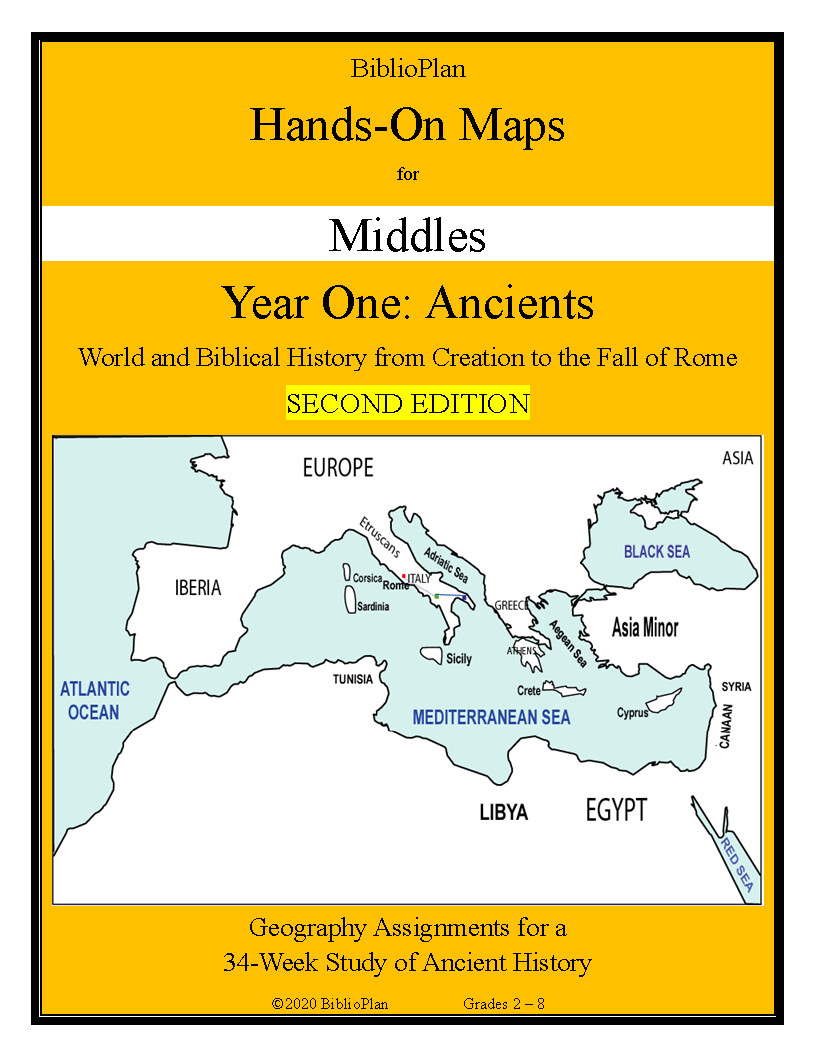 Ancients Hands-On Maps for Middles Hardcopy