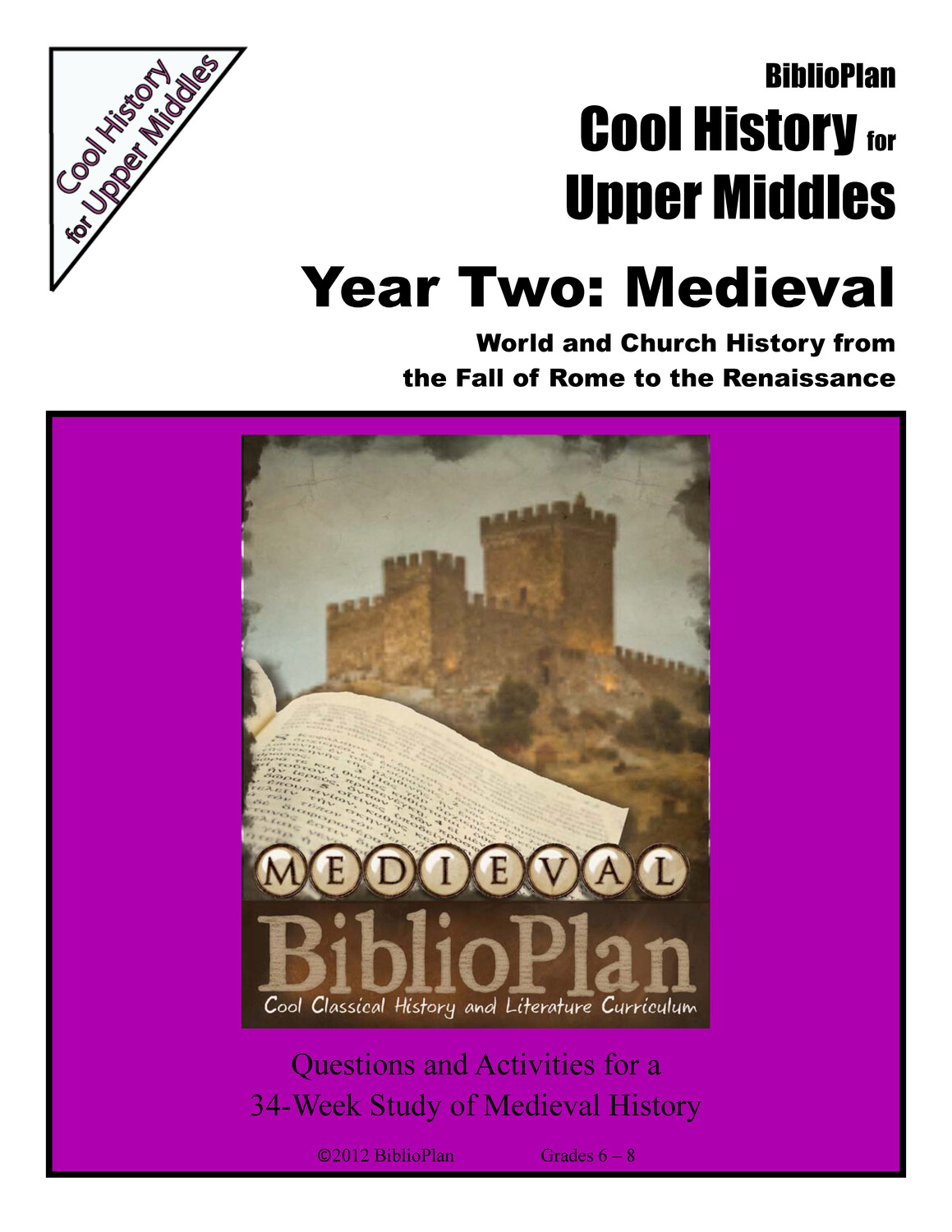 Medieval Cool History for Upper Middles Hardcopy