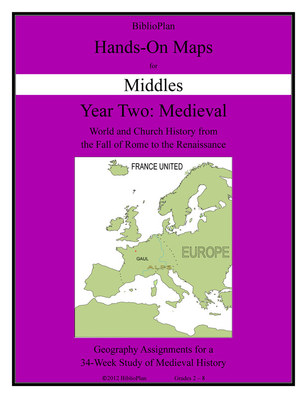 Medieval Hands-On Maps for Middles Hardcopy