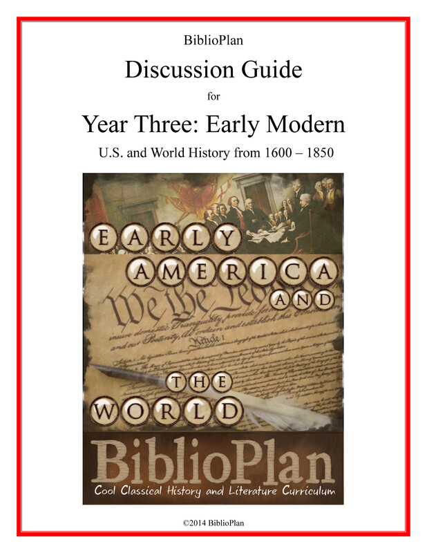 Early Modern Discussion Guide Hardcopy