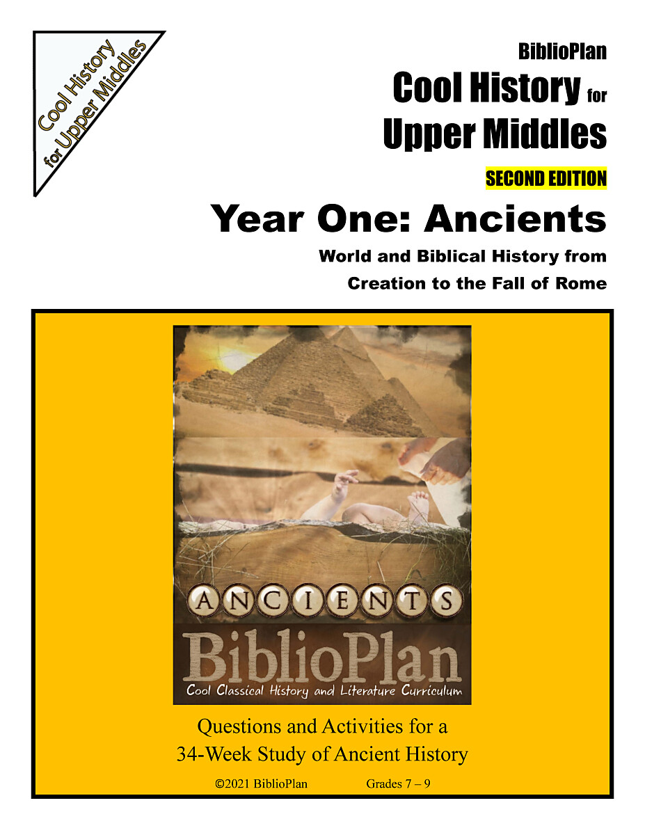 Ancients Cool History for Upper Middles Hardcopy