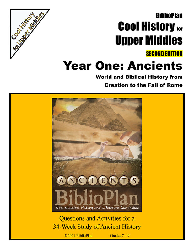 Ancients Cool History for Upper Middles Hardcopy