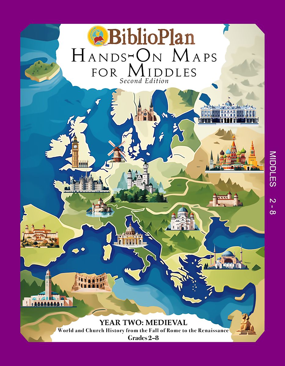 Medieval Hands-On Maps for Middles Hardcopy