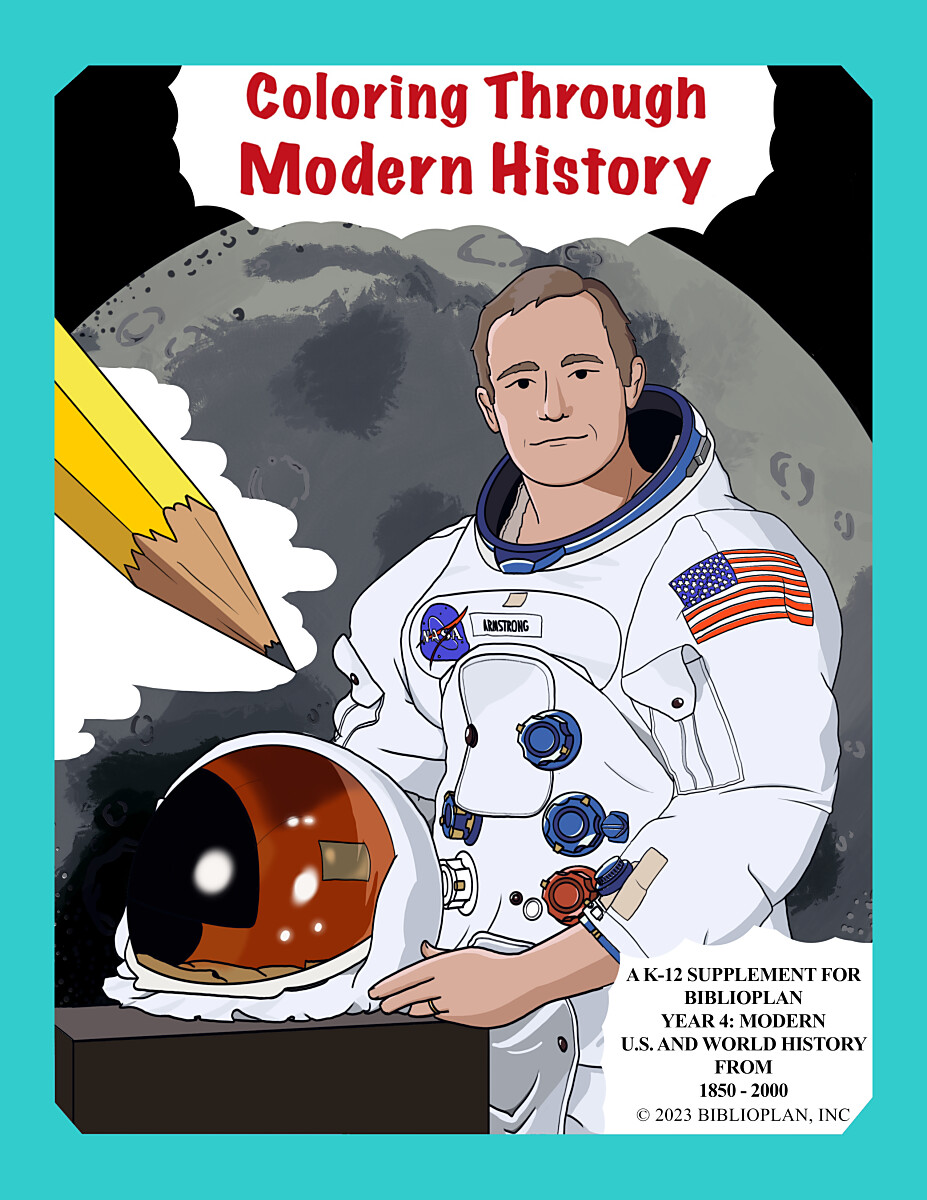 Modern Coloring Through History Hardcopy
