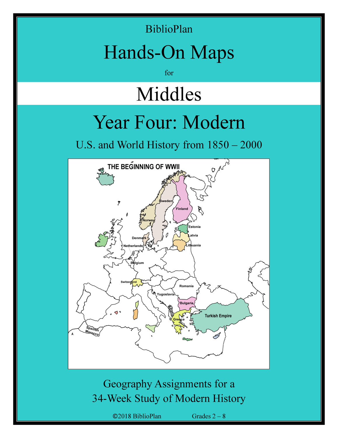 USED Modern Hands-On Maps for Middles Hardcopy