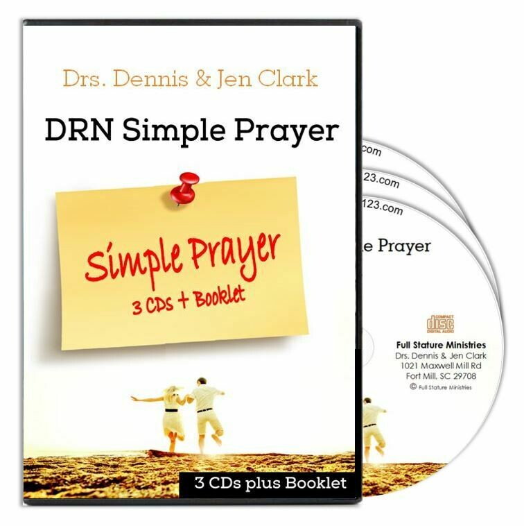 Deep Relief Now - Simple Prayer (3-CDs - 1 instructional and 2 prayer CDs with music background-  & Booklet)