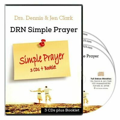 Deep Relief Now - Simple Prayer (3-CDs - 1 instructional and 2 prayer CDs with music background- & Booklet)