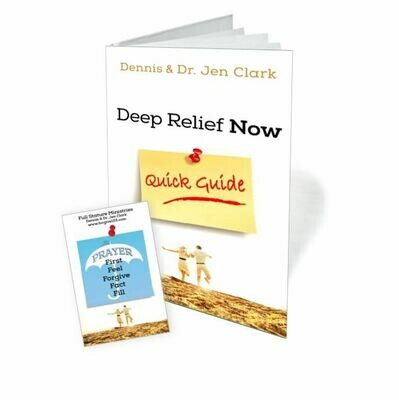Deep Relief Now - Quick Guide Booklet and Card