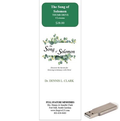 Song of Solomon: Discover the Secrets for Growing in Intimacy with Christ (thumb drive)