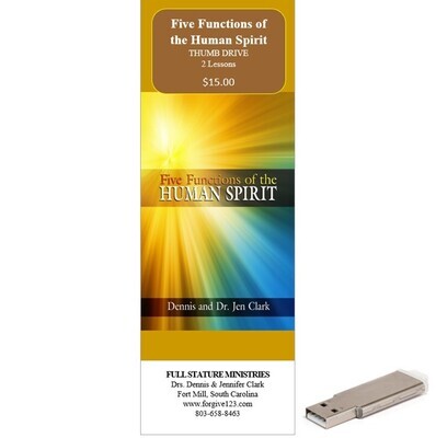 Five Functions of the Human Spirit (thumb drive)