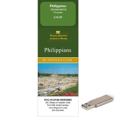 Going Deeper in God's Word: Philippians (thumb drive)