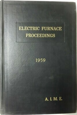 Electric Furnace Proceedings 1959 - Volume 17