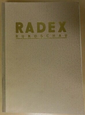 Radex rundschau Jahrgänge 1946 bis 1949