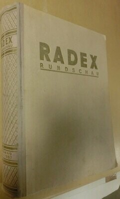 Radex rundschau Jahrgänge 1956 - 1957