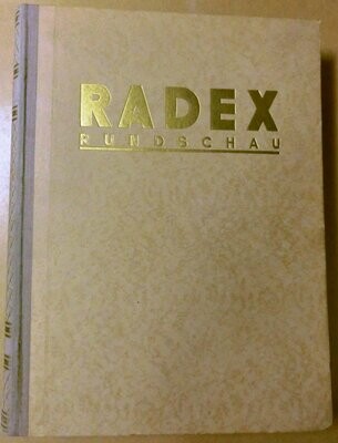 Radex rundschau Jahrgänge 1962 - 1963