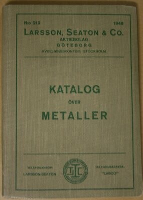 Katalog över metaller