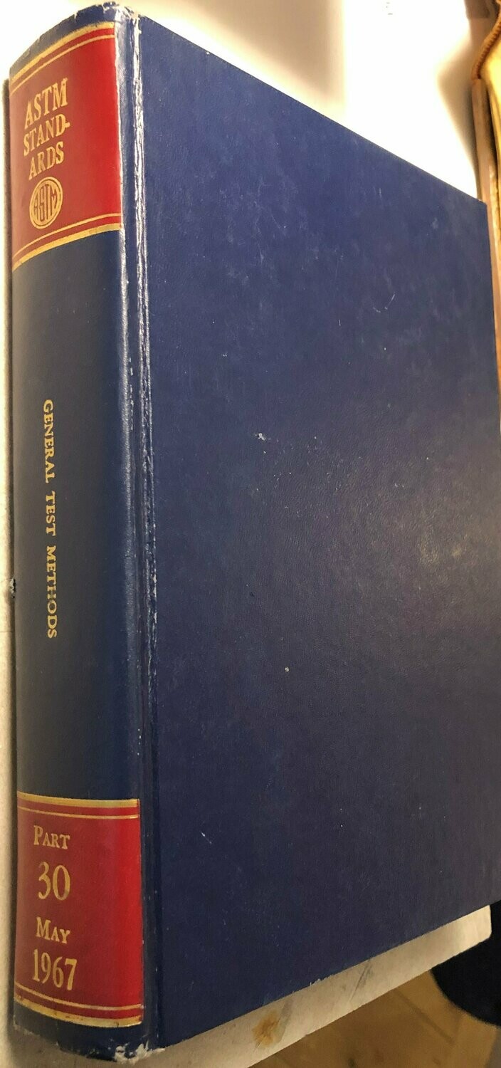1967 Book of astm standards with related material part 30