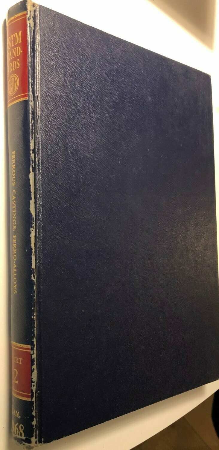 1968 Book of astm standards with related material part 2 Ferrous Castings