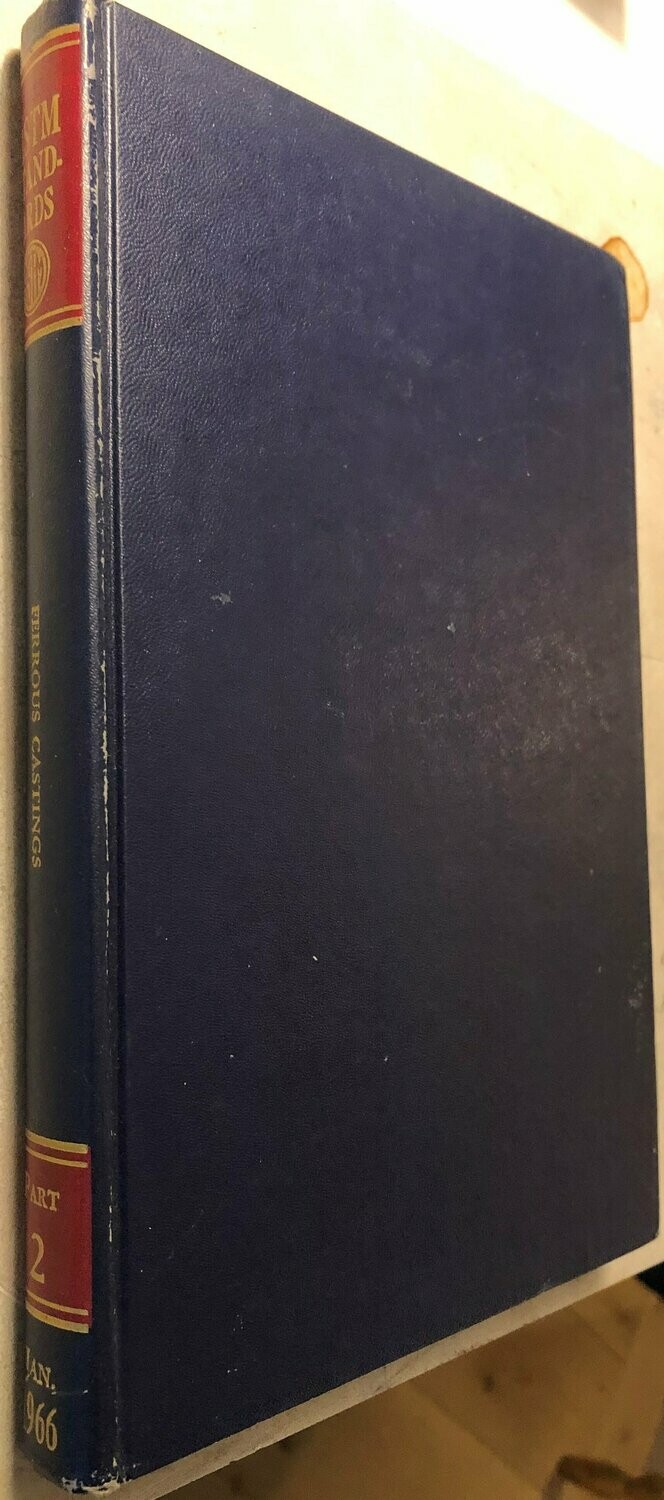 1966 Book of astm standards with related material part 2
