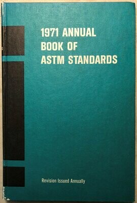 1971 Annual book of astm standards part 33