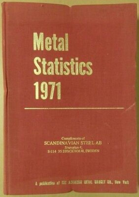 Metal Statistics 1971