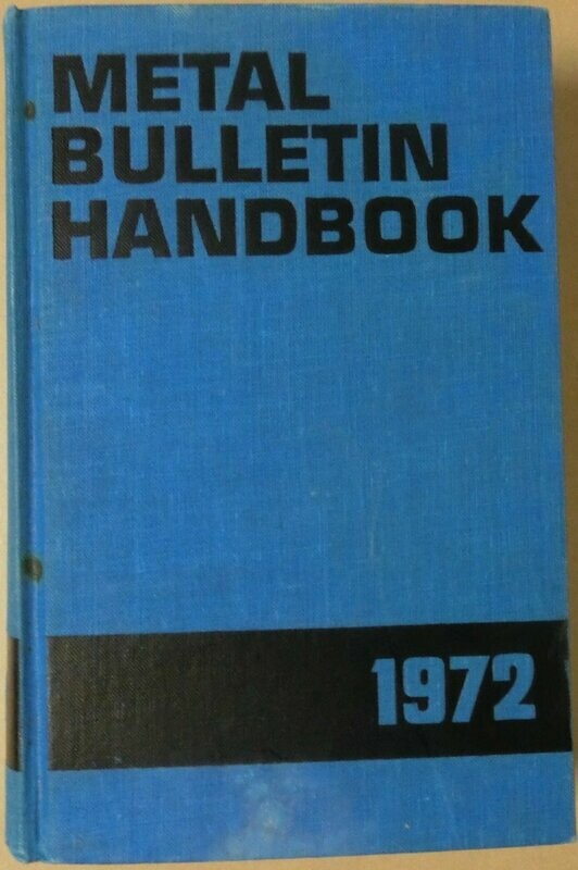 Metal Bulletin handbook 1972
