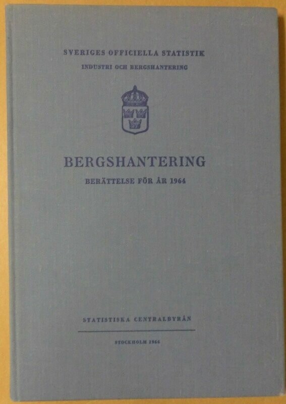 Bergshantering berättelse för år 1964