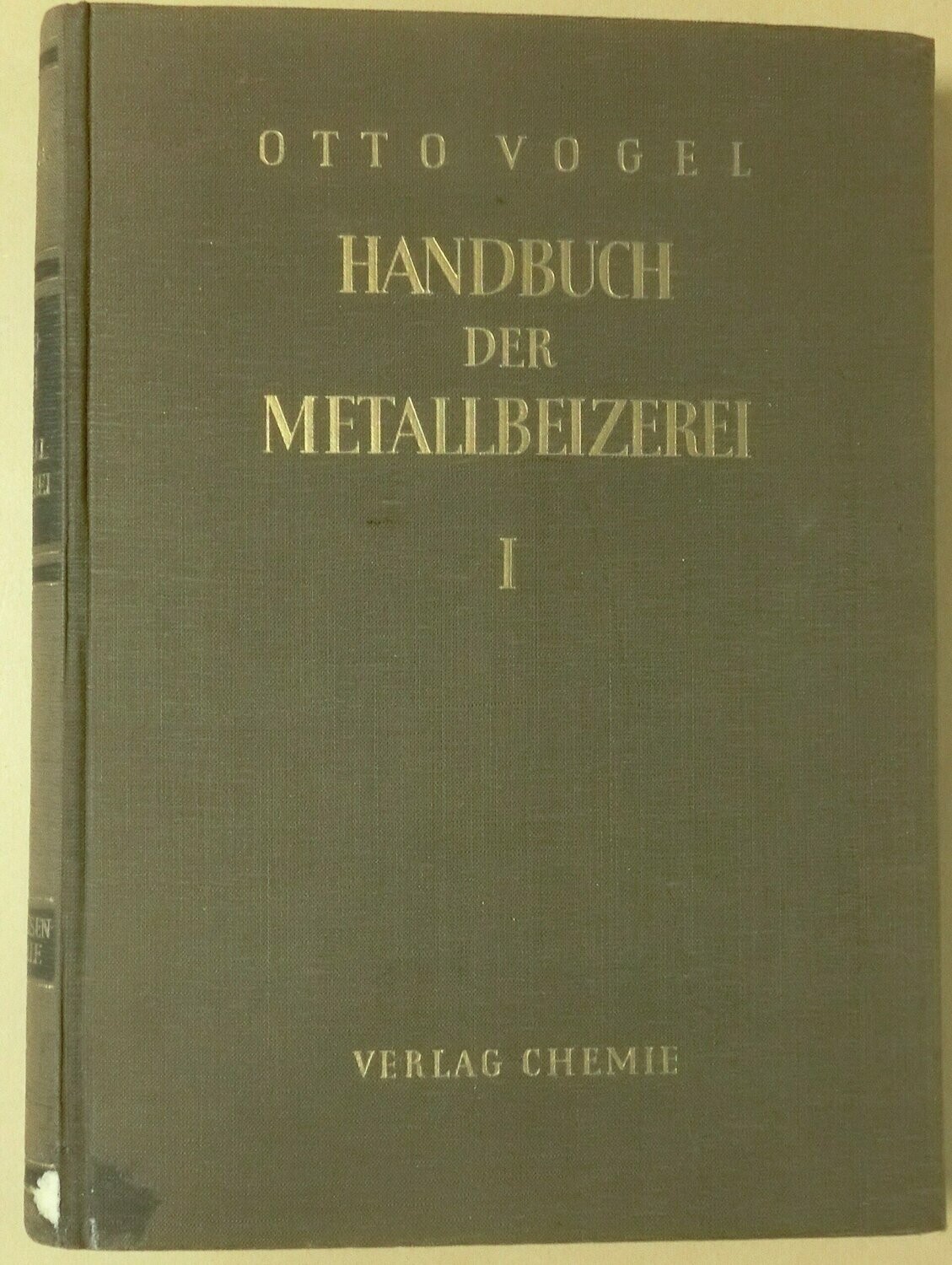 Handbuch der metallbeizerei I, Otto Vogel