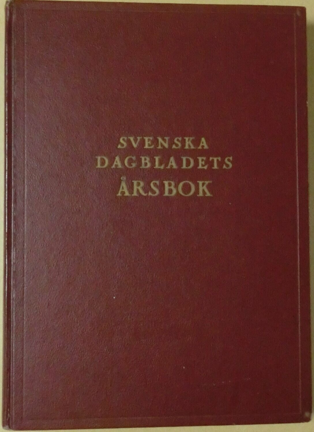 Svenska dagbladets årsbok XXIV Tjugofjärde årgången