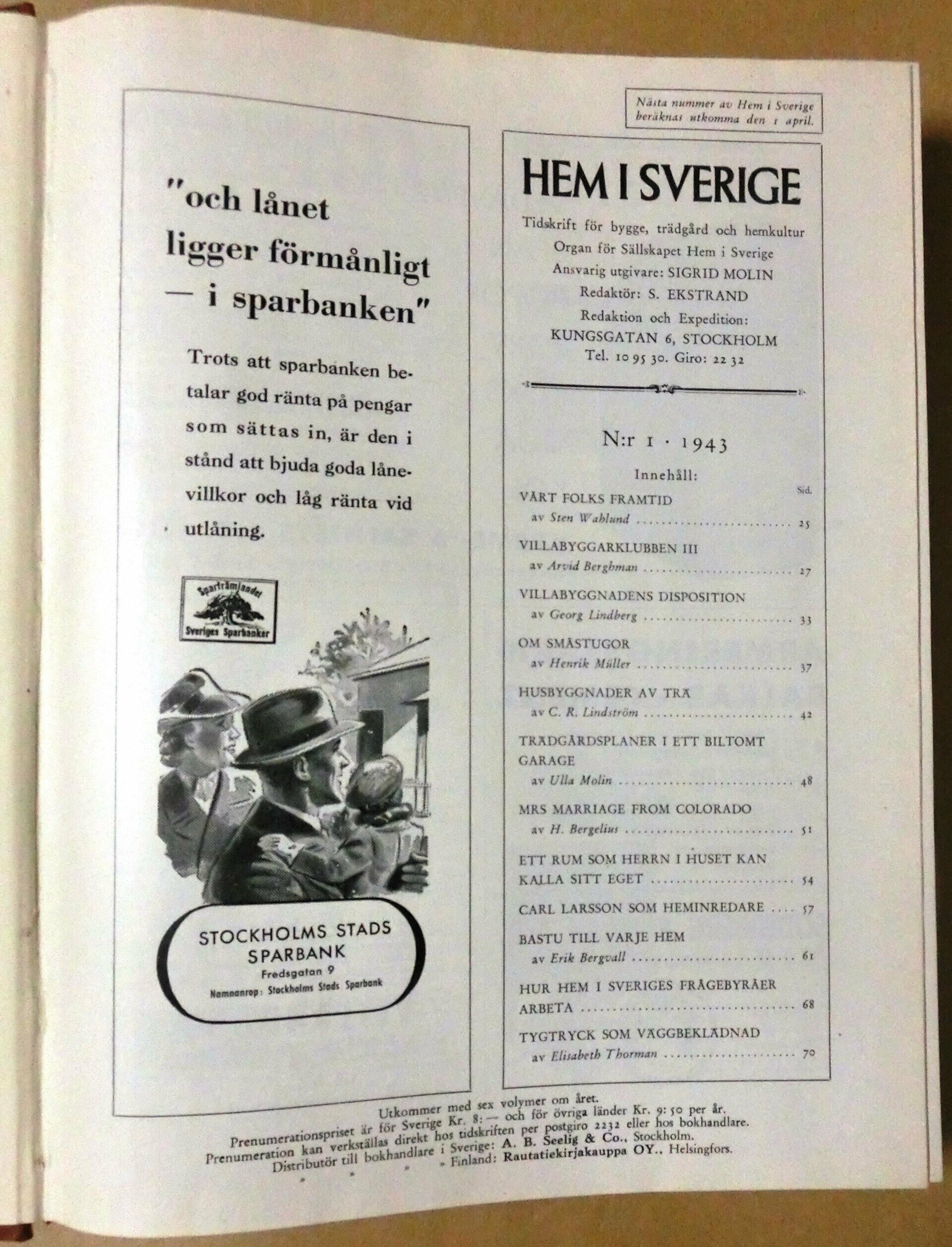 Hem i Sverige 1943