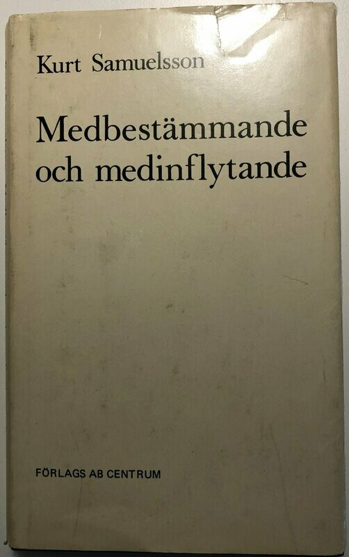 Medbestämmande och medinflytande