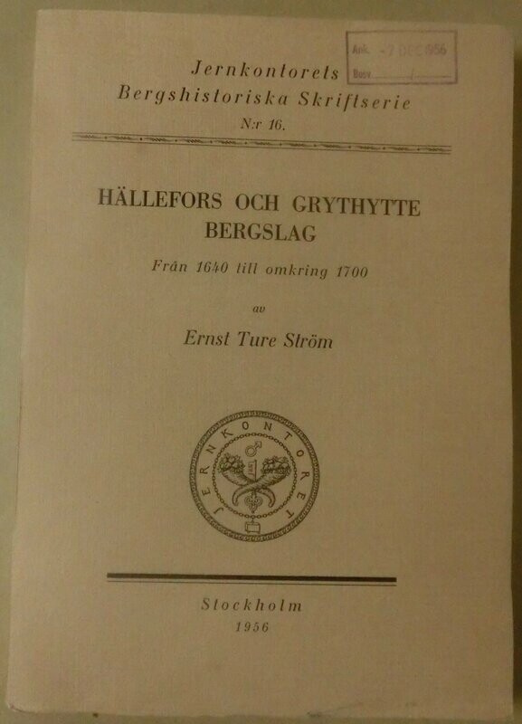 Hällefors och Grythytte bergslag