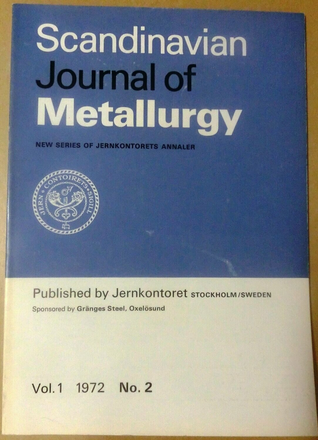 Scandinavian Journal of Metallurgy Vol.1 1972 No.2