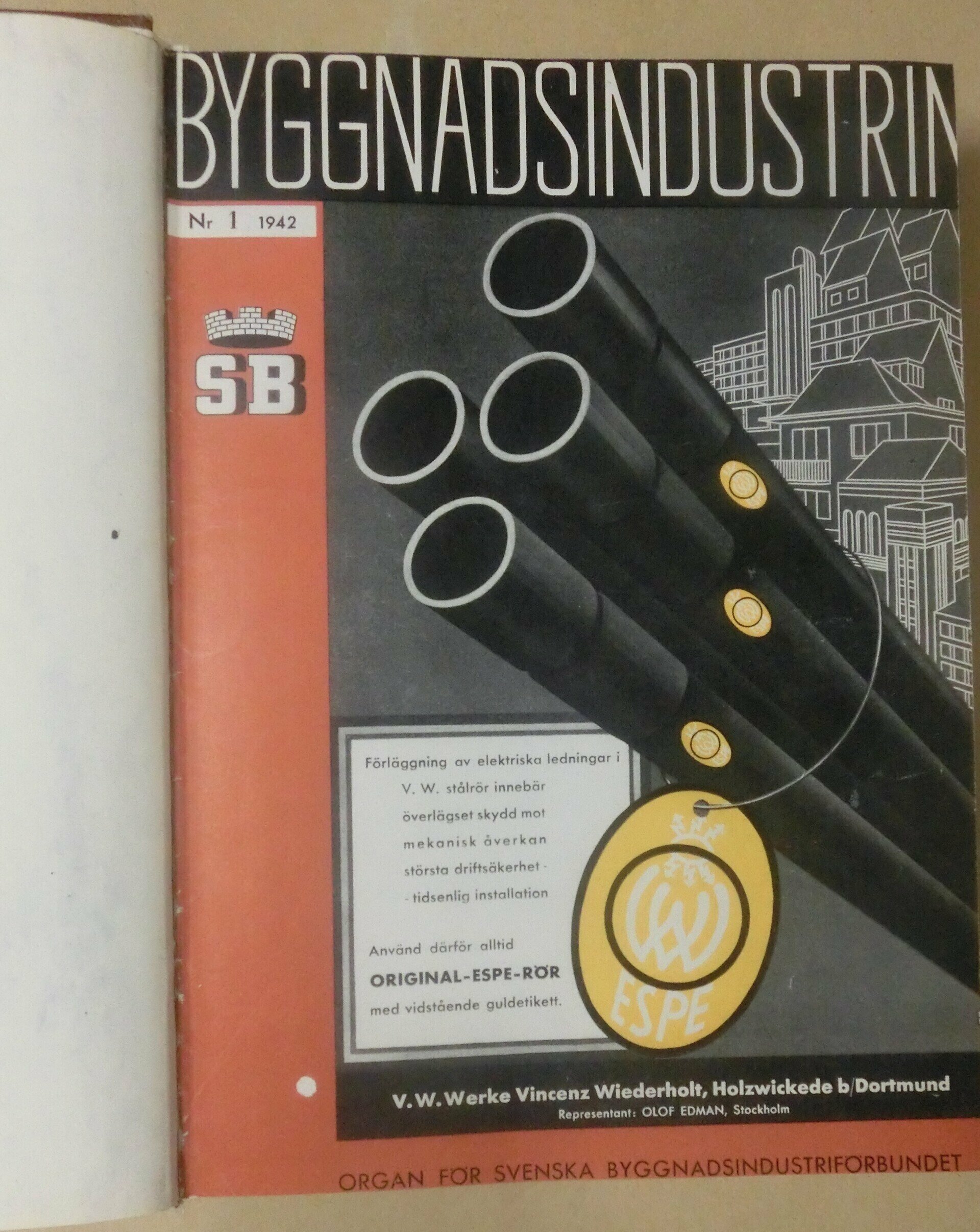 Byggnadsindustrin 1942