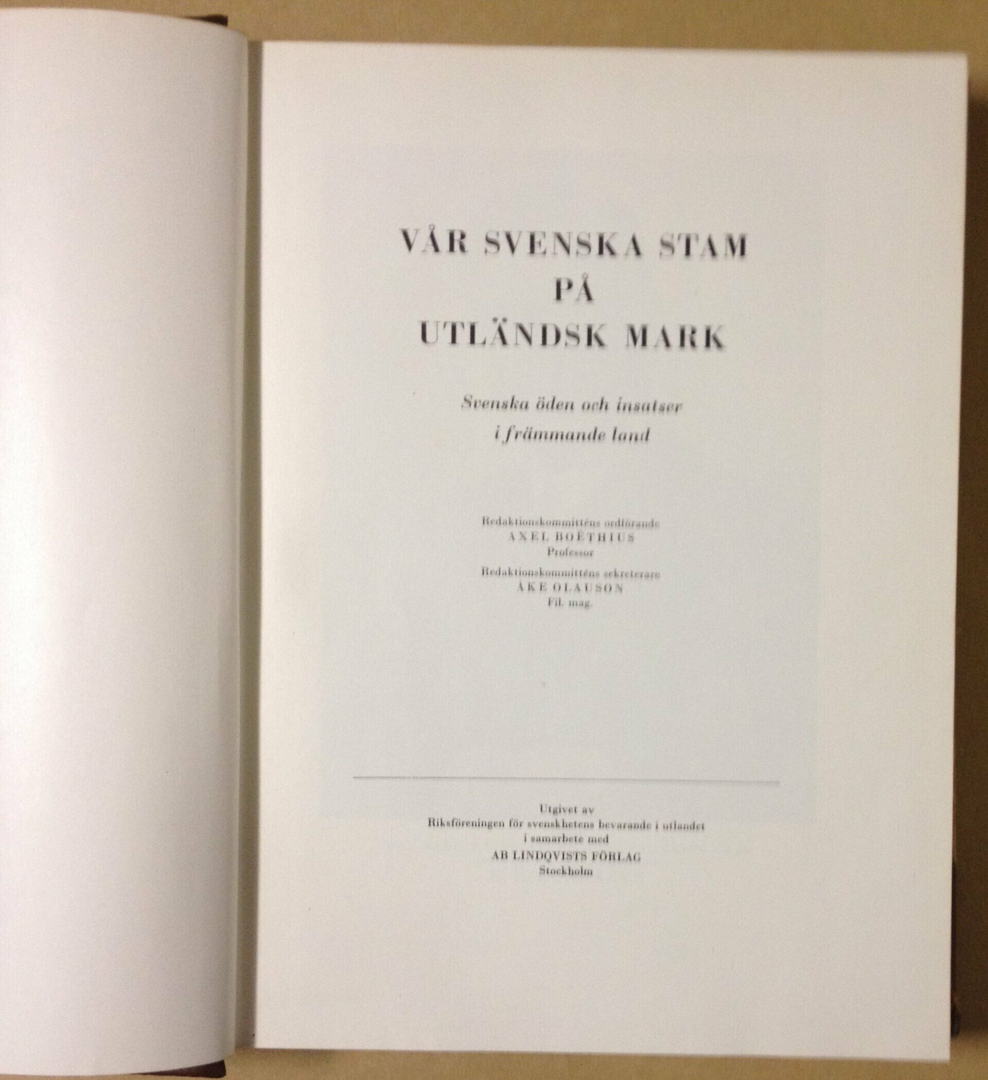 Vår svenska stam - I Österled Europa