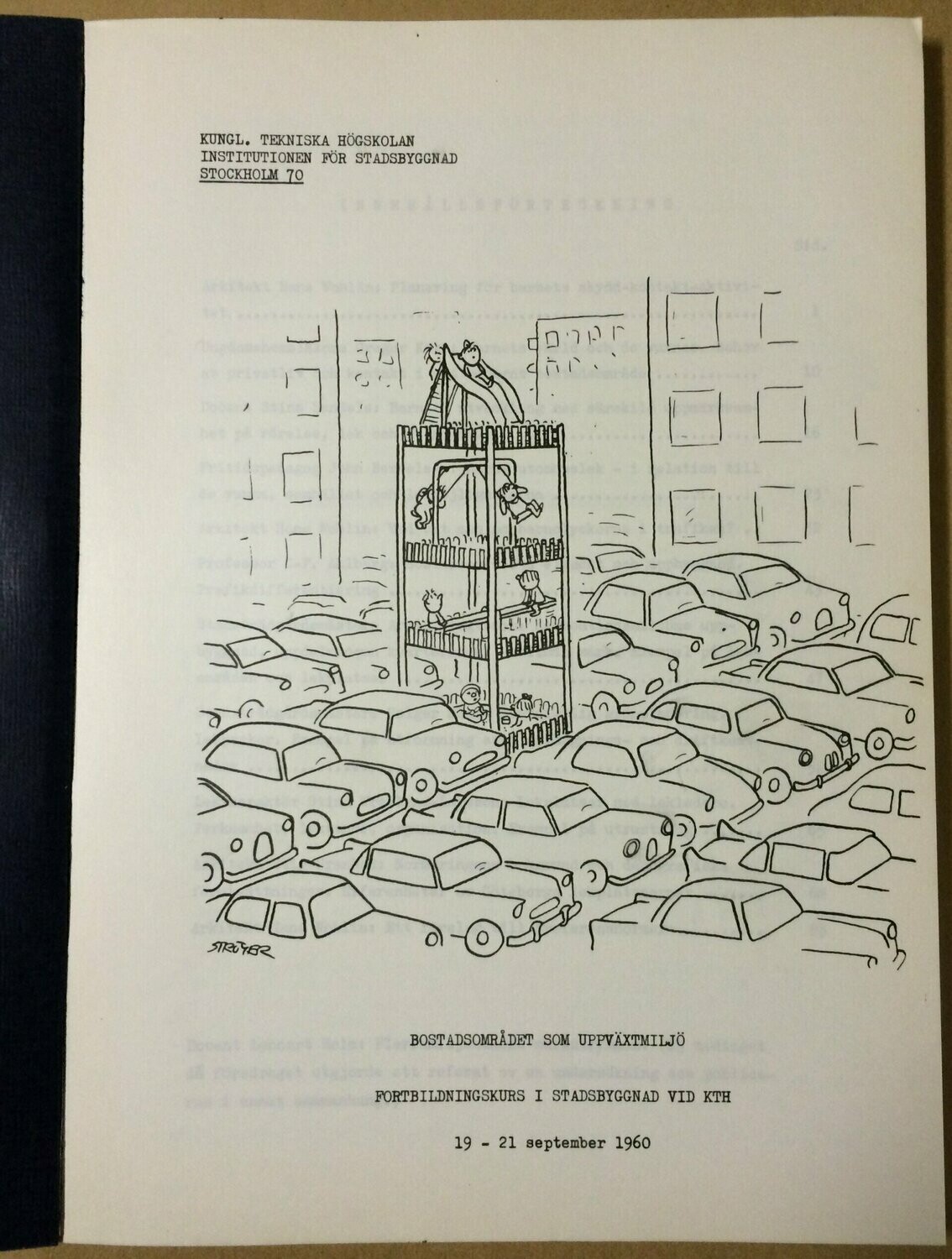 Bostadsområdet som uppväxtmiljö - Stadsbyggnad KTH 1960