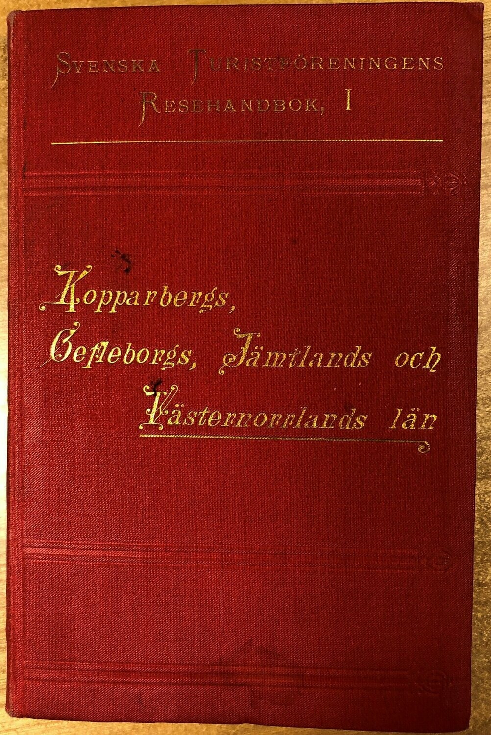 Svenska Turistföreningens Resehandbok I - Kopparbergs, Gefleborgs och Västernorrlands län.