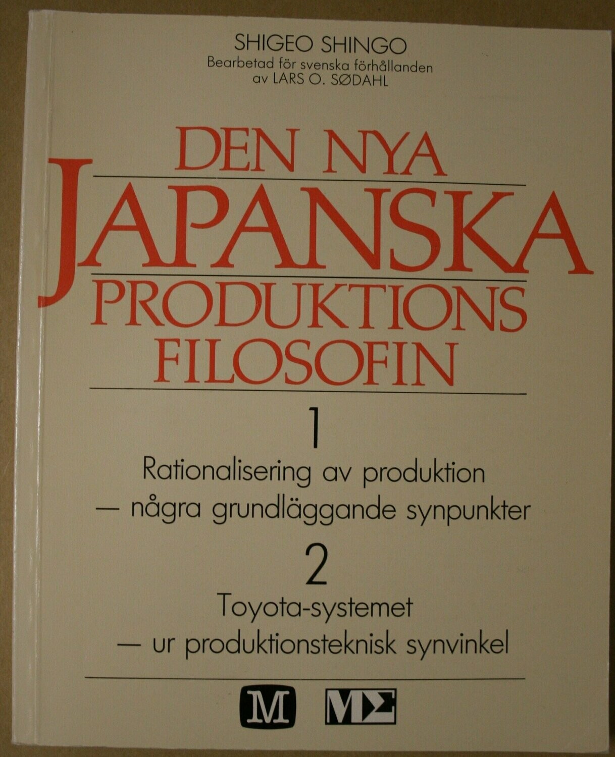 Den nya japanska produktions filosofin