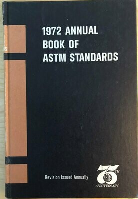 1972 Annual book of astm standards index part 33 Nov