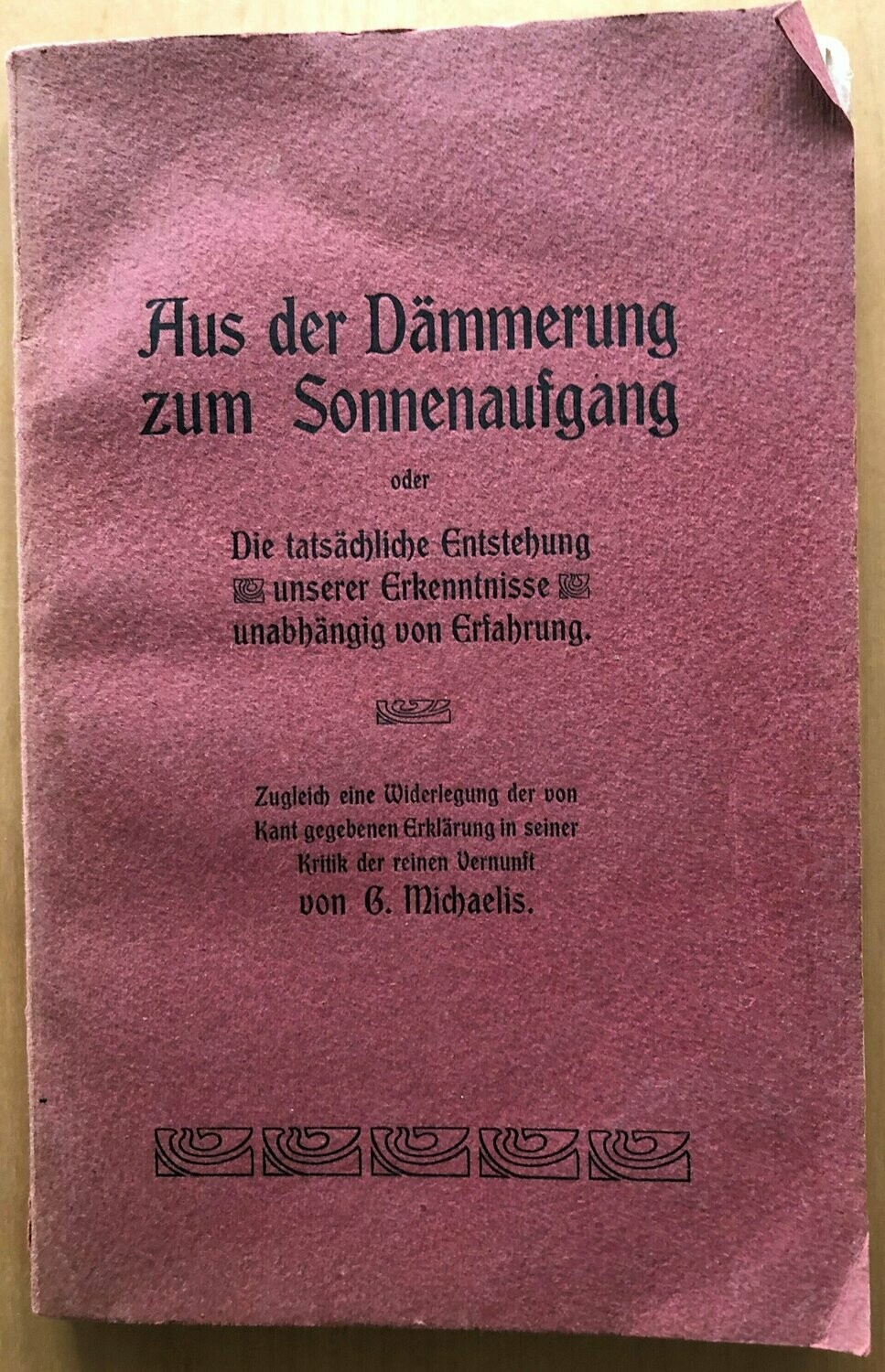 Aus der Dämmerung zum Sonnenaufgang / von G Michaelis