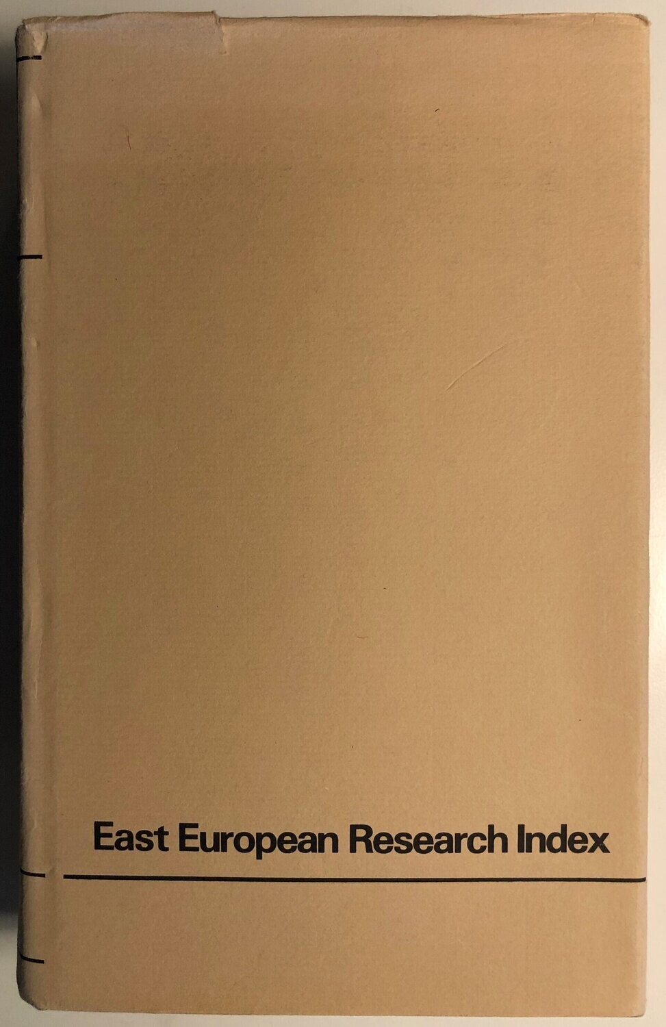 East European Reserch Index