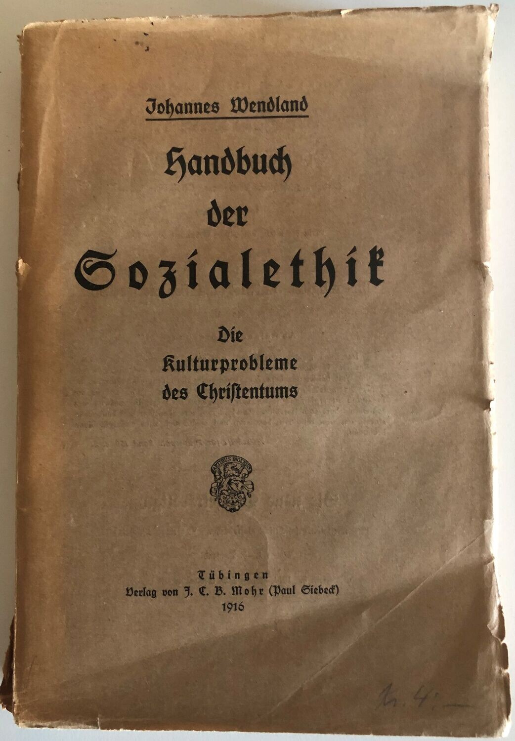 Handbusch der Gozialethik
