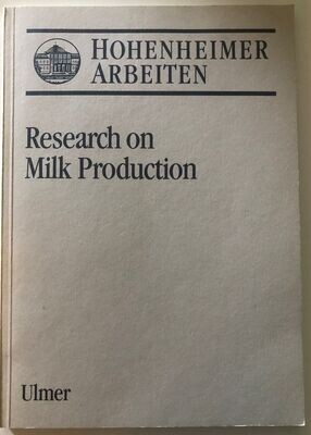 Research on Milk Production - Hohenheimer Arbeiten