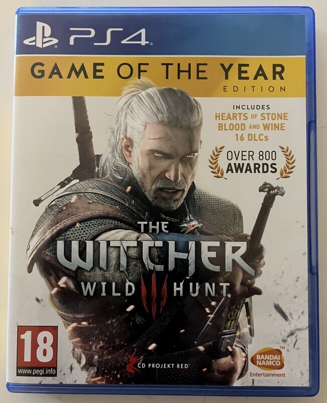 Witcher III Wild hunt includes Hearts of stone & Blood and wine