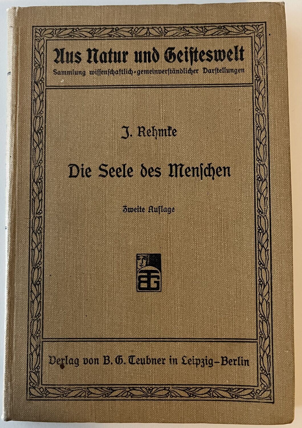 Die Seele des Menschen - J Rehmke